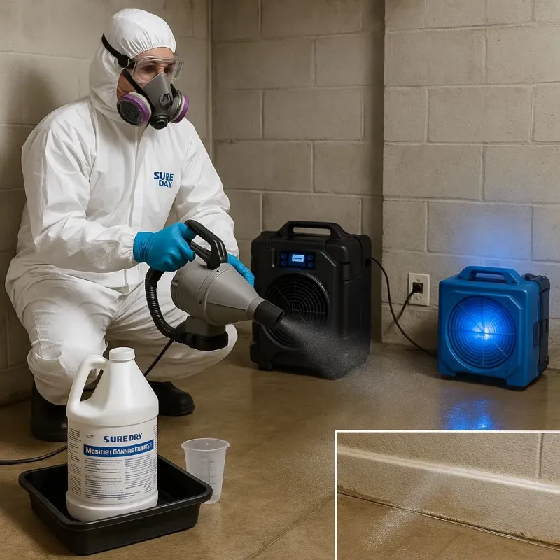 Sanitization and Odor Removal process in Hilldale, PA