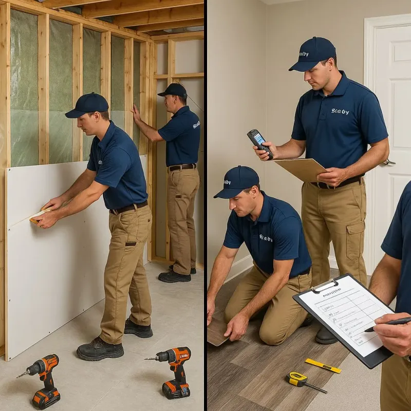 Repairs and Reconstruction process in Hilldale, PA