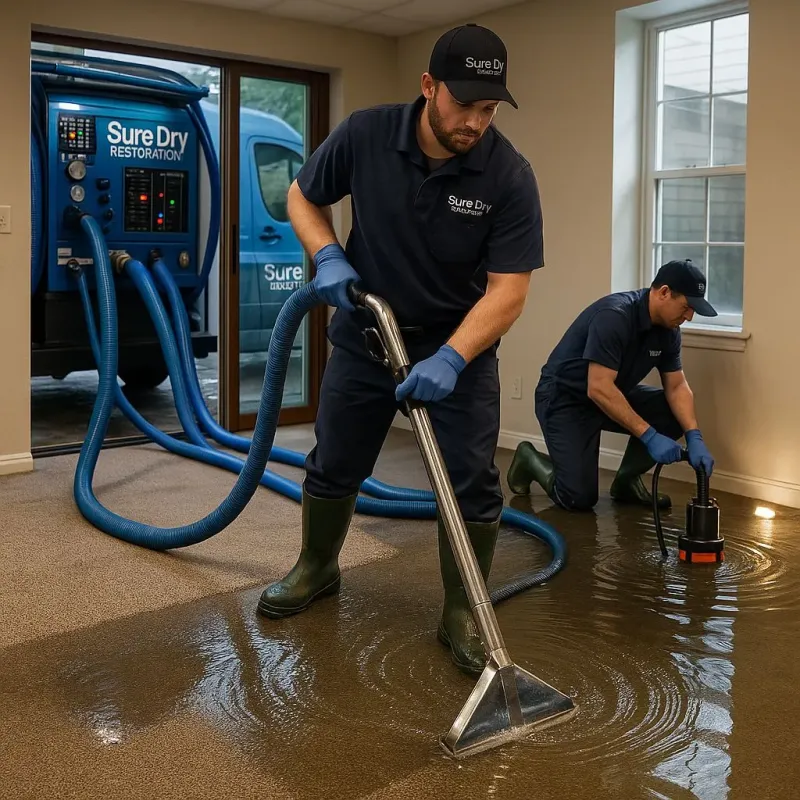 Water Extraction and Removal process in Hilldale, PA